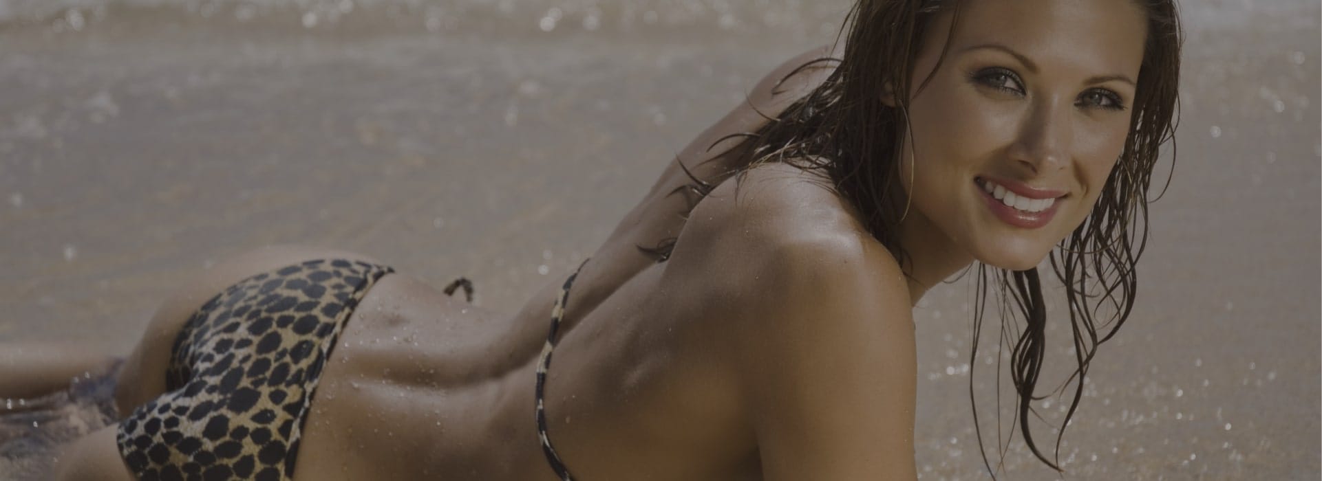 smiley lady at the beach